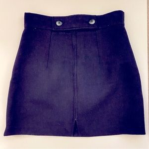 Vintage Zara Trafaluc navy mini skirt, xs